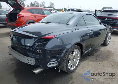 2007 Lexus Sc 430 из США, поврежденный, VIN JTHFN45Y879013651